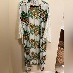 Crazy Train Colorful Floral Cardigan